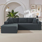 105 Inch Cloud Sectional Couch, Modern Modular Sectional Sofa by HANXIN