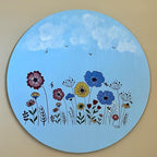 Flower Stencils for Painting Wildflower Stencils Reusable Floral Stencil for Crafts Wall Canvas Fabrics Furniture Card
