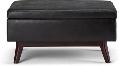 SIMPLIHOME Owen Coffee Table Storage Ottoman - Image 5