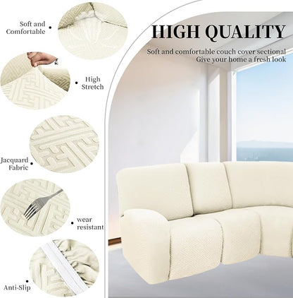100% Waterproof Sectional Recliner Couch Covers - Image 5