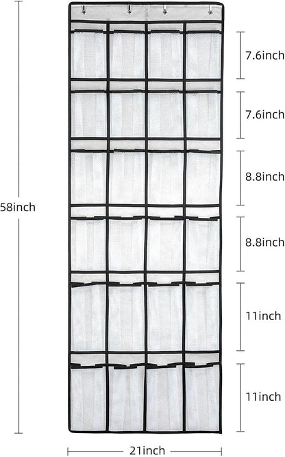 SAVERHO Hanging Shoe Organizer, Over The Door Shoe Organizer - Image 2
