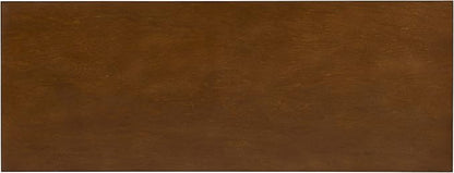 Linon Melissa Mid-Century Modern Walnut Console Table - Image 13