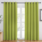 NICETOWN Fresh Green Blackout Curtains 84 inch Length, Grommet Top Room by NICETOWN