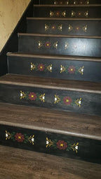 Rosemaling Patterns 24, 26, 27, 29 and 30 Stencils - Set of 5 Motifs - 4" x 1.5" each - Rose-painting - Scandinavian decorative folk painting - Mylar plastic stencil - The Artful Stencil