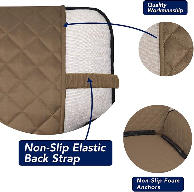 PureFit Reversible Quilted Sofa Cover Dog Couch Covers - Image 3
