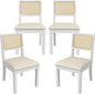Westice Rattan Dining Chairs Set of 4, Farmhouse Natural Dining Room Chairs by ChairsforHomeLivingRoom