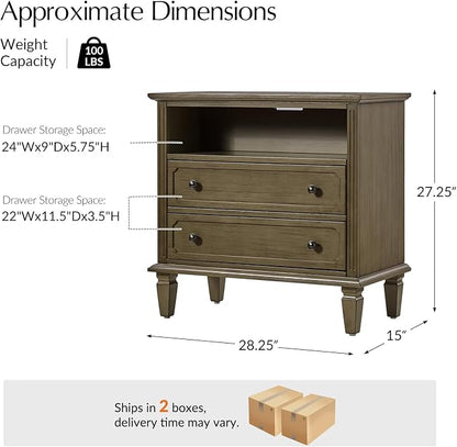 HULALA HOME Farmhouse End Table - Image 2