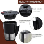 Sikawai My K Cup Reusable Coffee Pods Filter Fit for Keurig 2.0 K200 K250 K300 K350 K400 K450 K460 K475 K500 K550 K560 K575 Brewers Pack of 2 119367 with Cleaning Brush SIZE:2.5 * 2.4