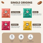 Mondo Drip Coffee Mix (20 Pack) USDA Organic - Variety Pack, Single Serve, Pour Over Pouch Bags, Pre-Filled 100% Arabica, Medium Roast