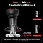 MHW-3BOMBER Espresso Tamper, 54mm-Spring-Loaded Coffee Tamper with Sound Feedback, Barista 54mm Tamper for Breville, Tamper for Espresso Machine,Thread Base YU Series, T6147-OS