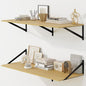 Fun Memories Floating Shelves for Wall, 12 Inch Deep Floating Shelves Set of 2 by FunMemories