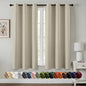 MIULEE Blackout Curtains for Bedroom 2 Panels 40 x 45 Inch Long Sand | Thermal by MIULEE