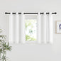 NICETOWN White Linen Kitchen Window Curtains Over Sink, Grommet Thick Linen by NICETOWN