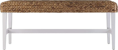 SEI Furniture Woven Coffee Table Bench - Image 8