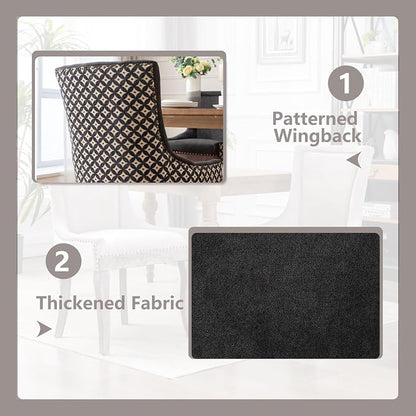 Modern Dining Chairs Set of 2, High Back Dining Chairs Side Chairs - Image 5