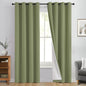Yakamok Sage Blackout Curtains 96 Inches Long by Yakamok