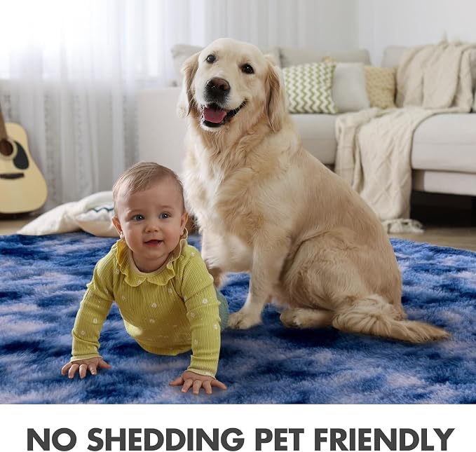 9x12 Ft Extra Large Shag Rugs for Living Room, Ultra Soft Fluffy Furry Area - Image 6