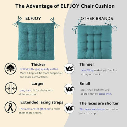 ELFJOY Rocking Chair Cushion Large Rocking Chair Pads - Image 3