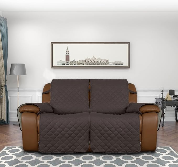 Easy-Going Oversized Loveseat Recliner Cover, Reversible Couch Cover - Image 2