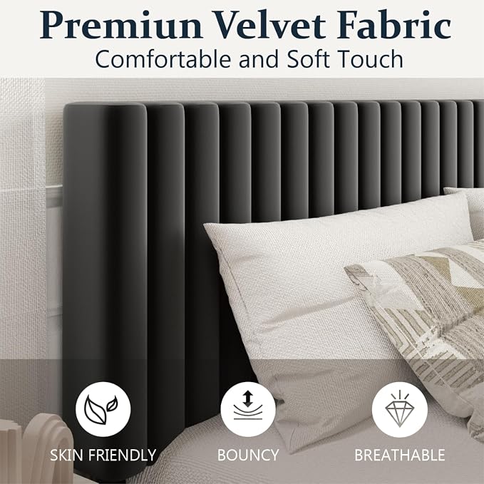 HAOARA Full Size Platform Bed Frame - Image 4