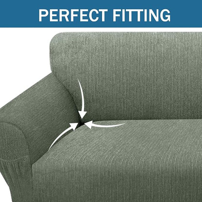 Armchair Slipcover with 1 Pillow Cover - Image 3