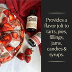 Cook's, Strawberry Extract for Baking, Preserves, Syrup, Cookies, Cakes, 4 oz
