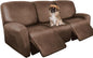 ANARACHON Recliner Couch Cover Leather Look Recliner Sofa Covers by ANARACHON
