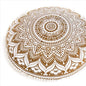 32" Brown White Floor Meditation Pillow Cushion Seating Throw Cover Hippie by EyesofIndia