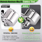 51mm 3 Ear Portafilter for DeLonghi EC680/EC685/EC885 - Stainless Steel Dual Spout Handle with Precision Basket,Siam Rosewood Grip