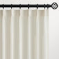 Topfinel 120 Inch Curtains 2 Panels Set, Two Packs Pinch Pleat Back Tab Linen by Topfinel