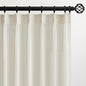 Topfinel 63 Inch Length Pinch Pleat Linen Curtains Drapes 2 Panels Set by Topfinel