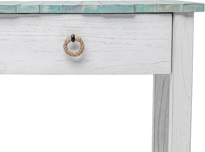 Sea Winds Trading Picket Fence Console Table Kiln-Dried Solid Mindi Wood - Image 7