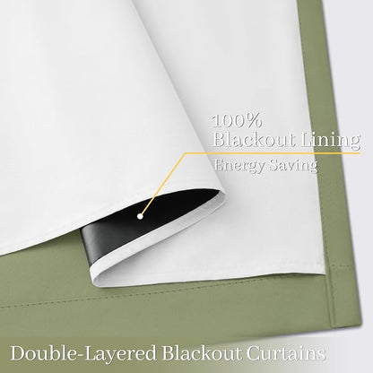 Yakamok Sage Blackout Curtains 84 Inches Long - Image 4