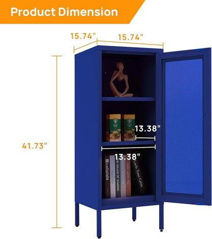 Slim Metal Storage Cabinet - Image 3