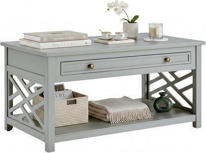 Alaterre Furniture Coventry Classic 36-Inch Wood Coffee Table - Image 6