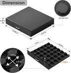 SZQINJI K Cup Holder Drawer 30 Pods Capacity, K Cup Organizer Coffee Pod Holder Compatible With Keurig K Cups for Nespresso VertuoLine/OriginalLine, Black