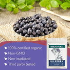 Wild Bilberry Dried Fruits (4 oz.) – Bilberry Tea - Superfood berries -Whortleberry (Vaccinium myrtillus) - Antioxidant, Immunity, Heart Health