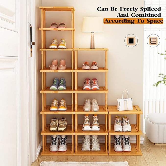 Bamboo Shoe Rack - Image 3