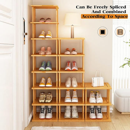 Bamboo Shoe Rack - Image 3