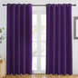 NICETOWN Royal Purple Blackout Curtains 84 inch Length, Grommet Top Room by NICETOWN