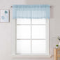 Chyhomenyc Sky Blue Sheer Valances by Chyhomenyc