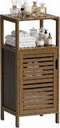 HITNET Bathroom Cabinet, Bamboo Floor Cabinet Free Standing, 4 Tier Sofa Side by HITNET