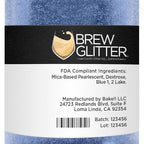 Sky Blue BREW GLITTER Edible Glitter For Drinks, Cocktails, Beer, Garnish Glitter & Beverages | KOSHER & HALAL Certified | 100% Edible & Food Grade | Vegan, Gluten, Nut Free (50g, Sky Blue)