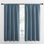 NICETOWN Kitchen Curtains, Short Blackout Curtains & Drapes, Smoky Blue by NICETOWN