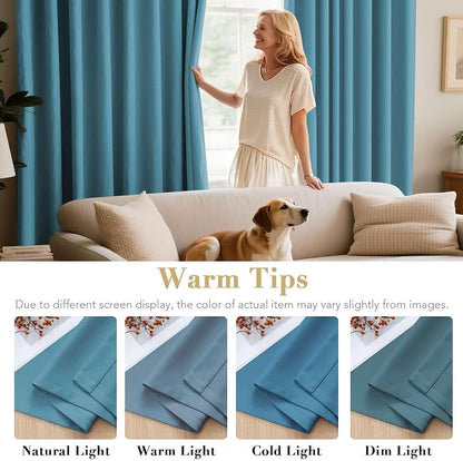 H.VERSAILTEX Premium Blackout Thermal Insulated Room Darkening Curtains - Image 5