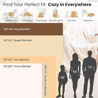 EXQ Home King Size Blanket for Bed or Couch - Image 7