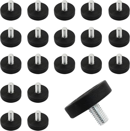 20Pcs 5/16" Thread Adjustable Furniture Levelers, M8 Stainless Steel Screw in by Unlorspy