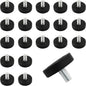20Pcs 5/16" Thread Adjustable Furniture Levelers, M8 Stainless Steel Screw in by Unlorspy