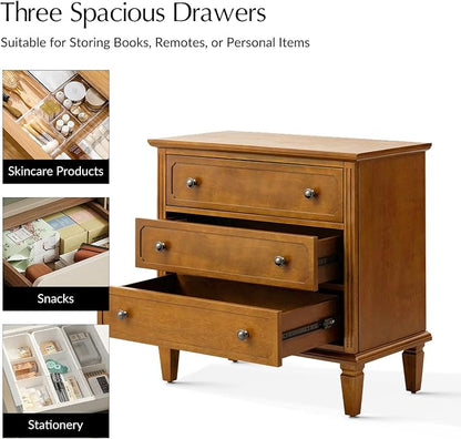 HULALA HOME 3 Drawer End Table - Image 5
