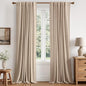 MIULEE 100% Blackout Linen Curtains by MIULEE